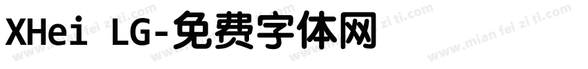 XHei LG字体转换
